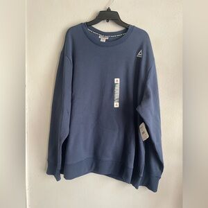 Reebok Men's Deep Blue Crewneck Sweater
